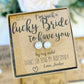 Lucky Bride Pearl Earrings