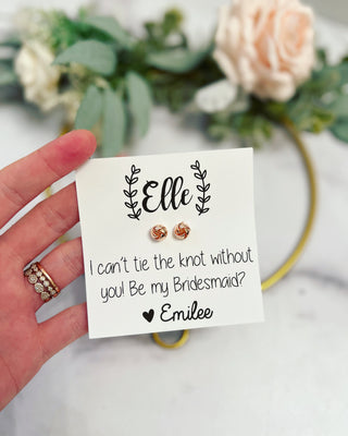 Knot Bridal Party Earrings
