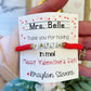 Faith Teacher Valentine's Day Bracelet