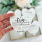 Bridal Party Pearl Necklace Heart Card