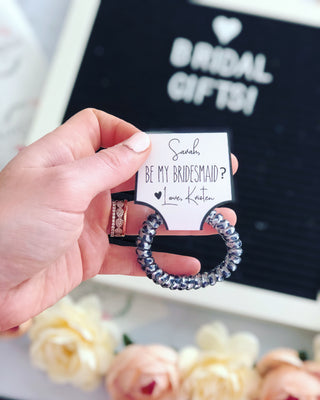 Be My Bridesmaid? Hair Tie Gift