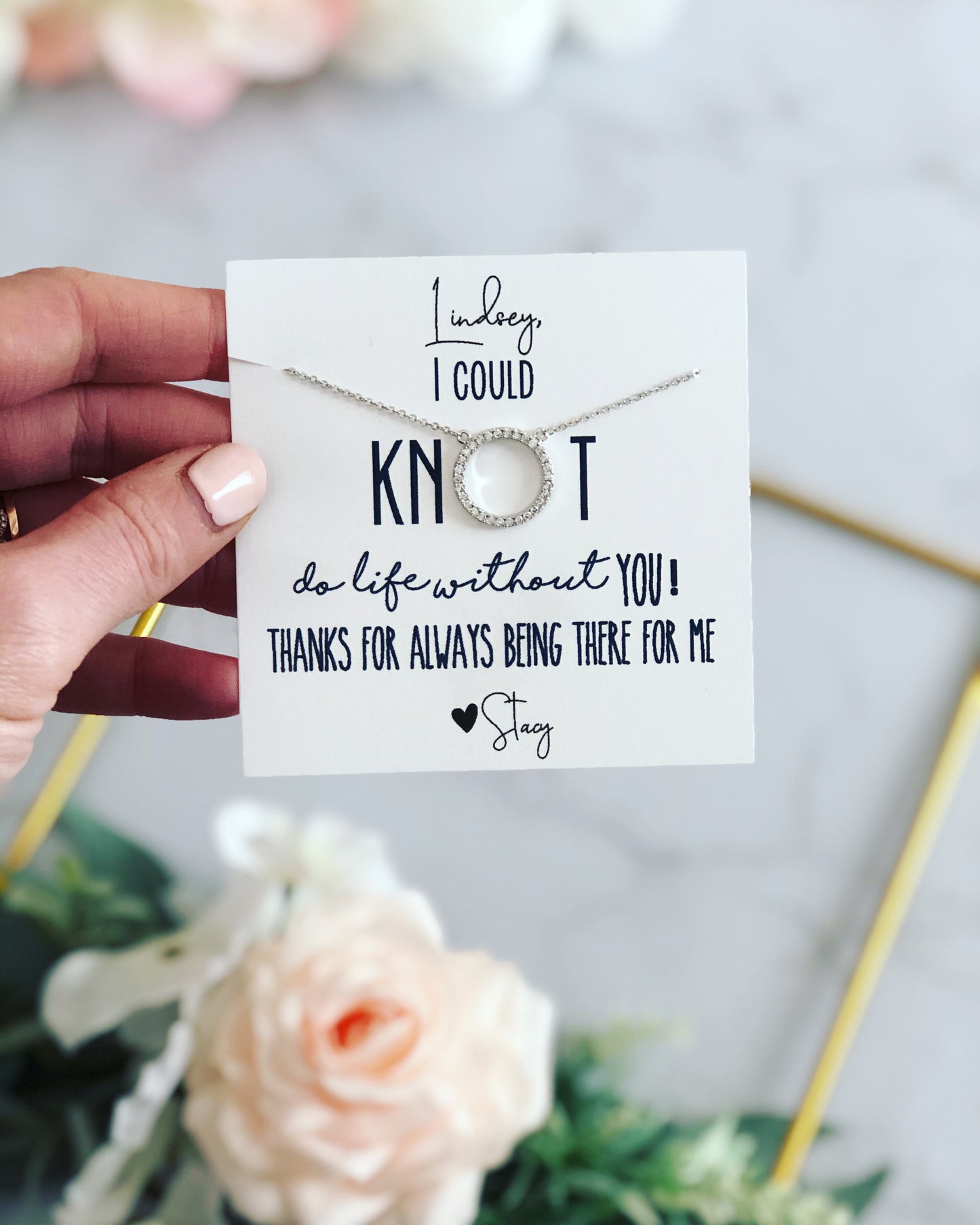 Could KNOT Do Life Without You Necklace