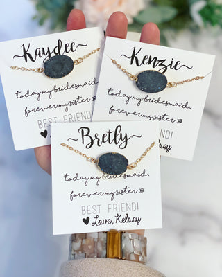 Bridal Party Druzy Bracelet