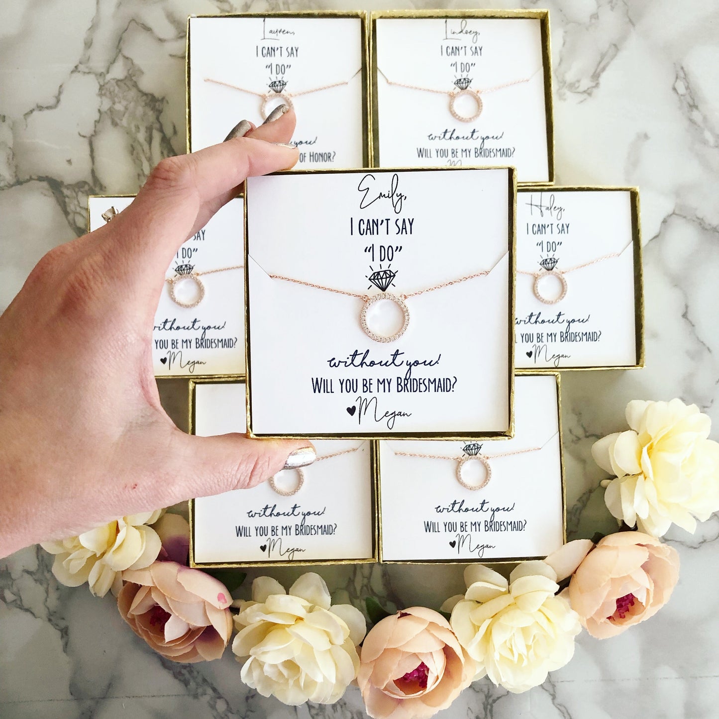 Got the Ring! Bridal Party Necklace