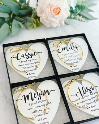 Bow Knot Bangles! Be My Bridesmaid