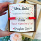 Faith Teacher Valentine's Day Bracelet