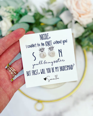 Soon You'll Be My Sister! Knot Earrings