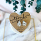 Thank You Bridal Party Statement Earrings