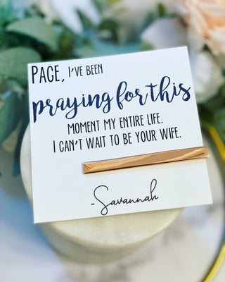 Gift for Groom From Bride