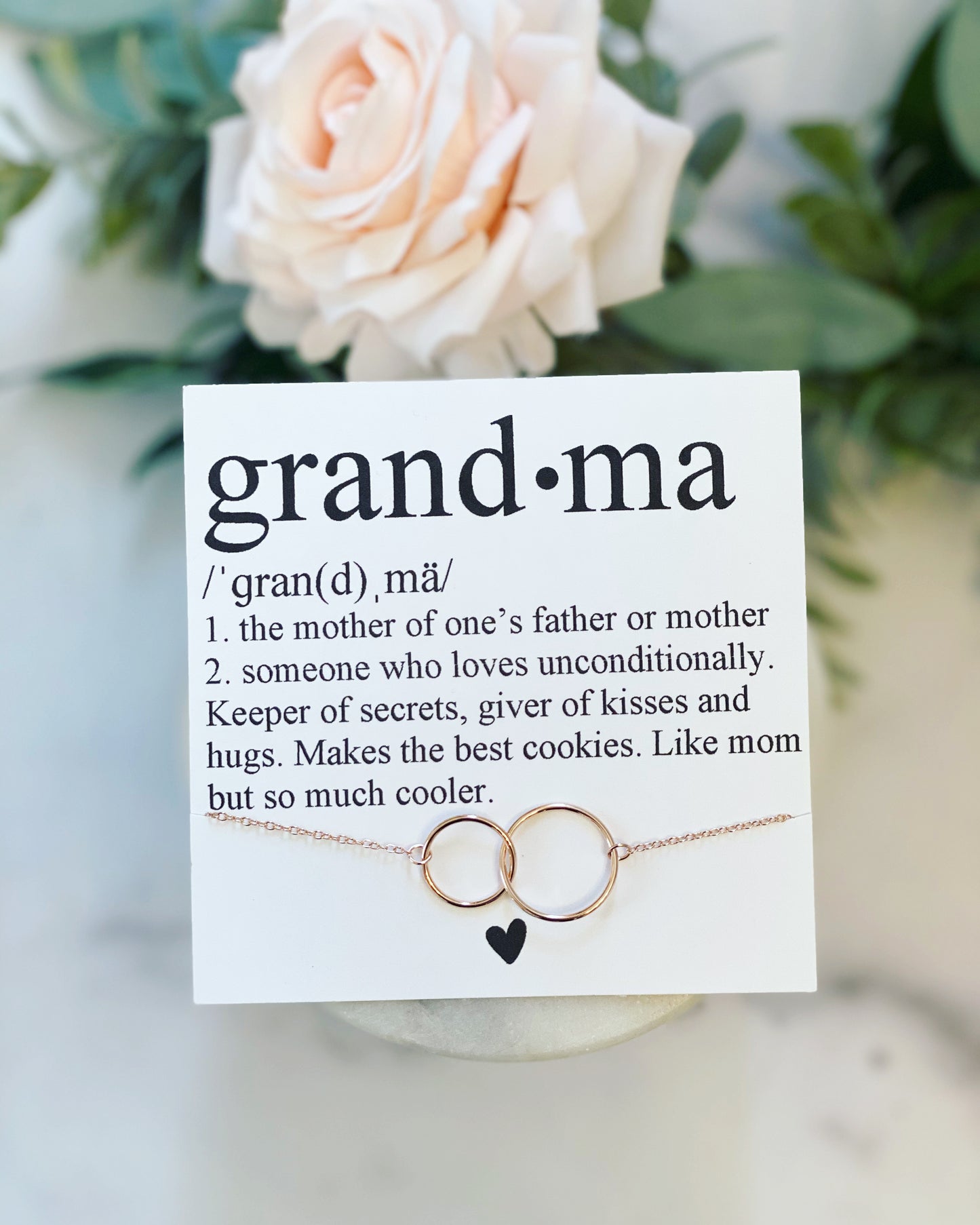 Grandma Necklace, Mothers Day Gift