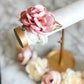 Retro Flower Girl Pearl Beaded Flower Corsage Bracelet