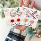 Festive Bow Earrings Holiday Gift