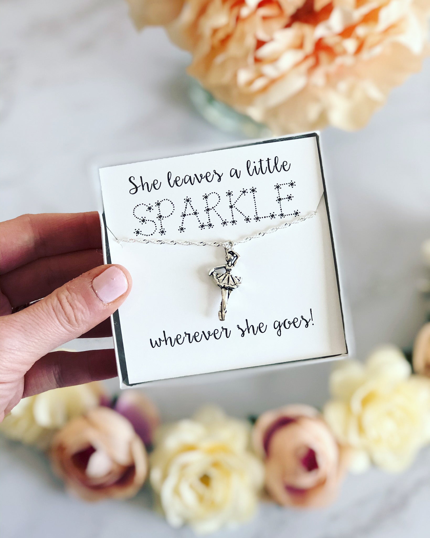 Ballet Dancer Necklace – Love Leigh Gift Co.