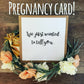 Pregnancy Card! Surprise Your Parents and Family