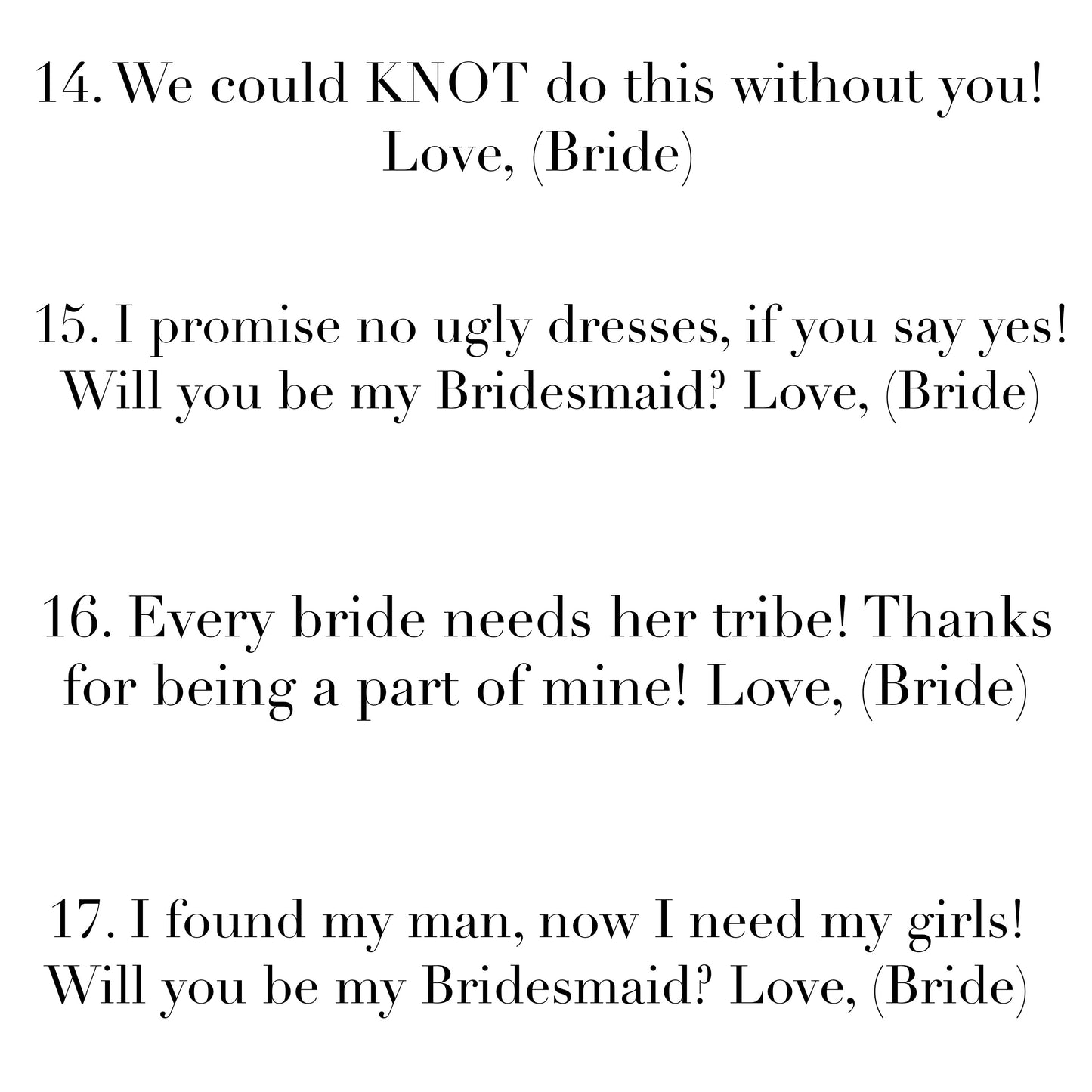 Bow Knot Bangles! Be My Bridesmaid