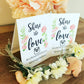 Hashtag Wedding Table Tent Cards