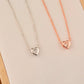 Sister Gift! Dainty Heart CZ Necklace