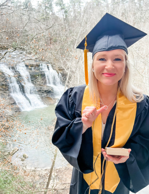 2025 Grad! 5th Grade Graduation Gift Watercolor Card! Circle