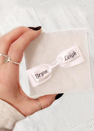 Personalized Layered Hair Bow