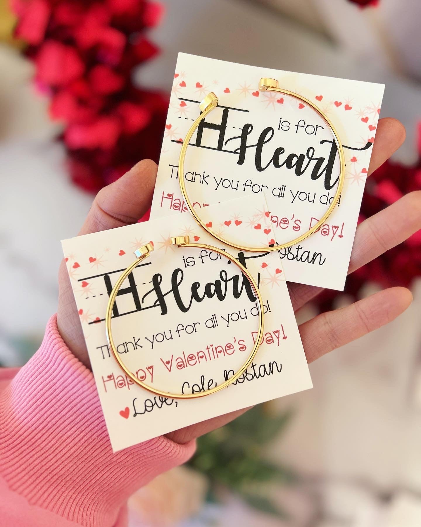 H is for Heart! Teacher Valentine's Day gift!
